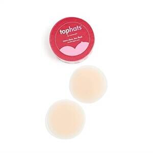 NEW COMMANDO women's top hats nipple concealers in pink / beige